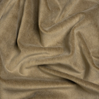 Cotton and Polyester Upholstery Velvet - Pebble - Banton Collection