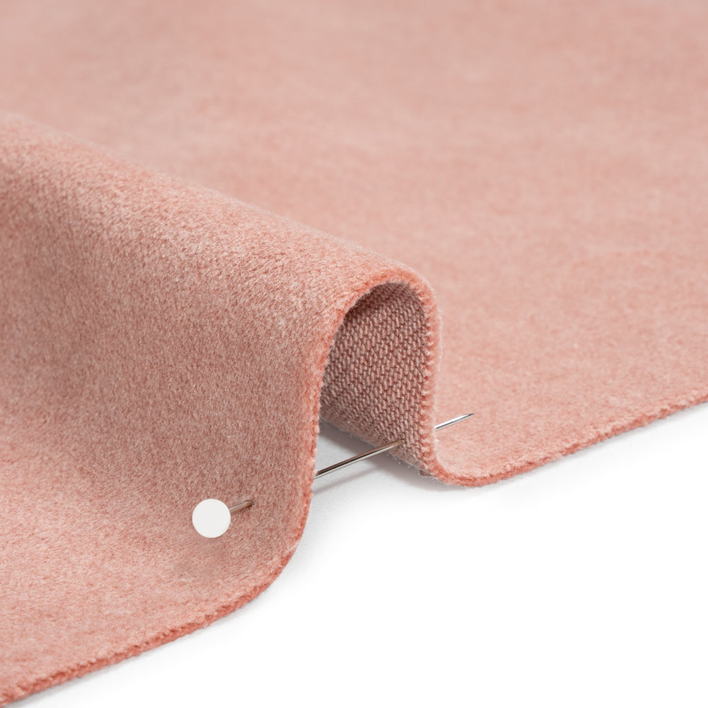 Cotton and Polyester Upholstery Velvet - Rose - Banton Collection Detail