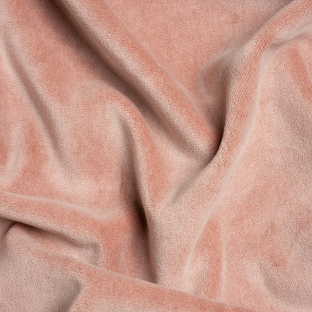Cotton and Polyester Upholstery Velvet - Rose - Banton Collection
