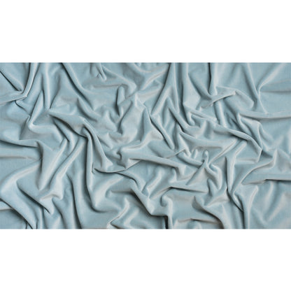 Cotton and Polyester Upholstery Velvet - Sky - Banton Collection Full