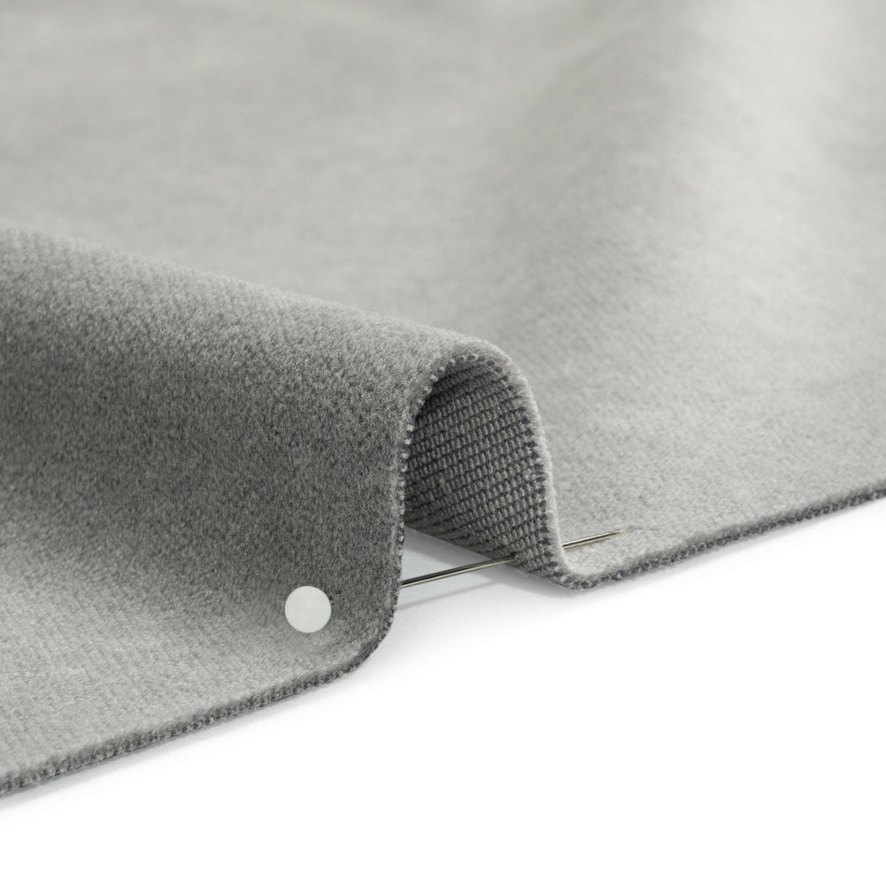 Cotton and Polyester Upholstery Velvet - Slate - Banton Collection Detail