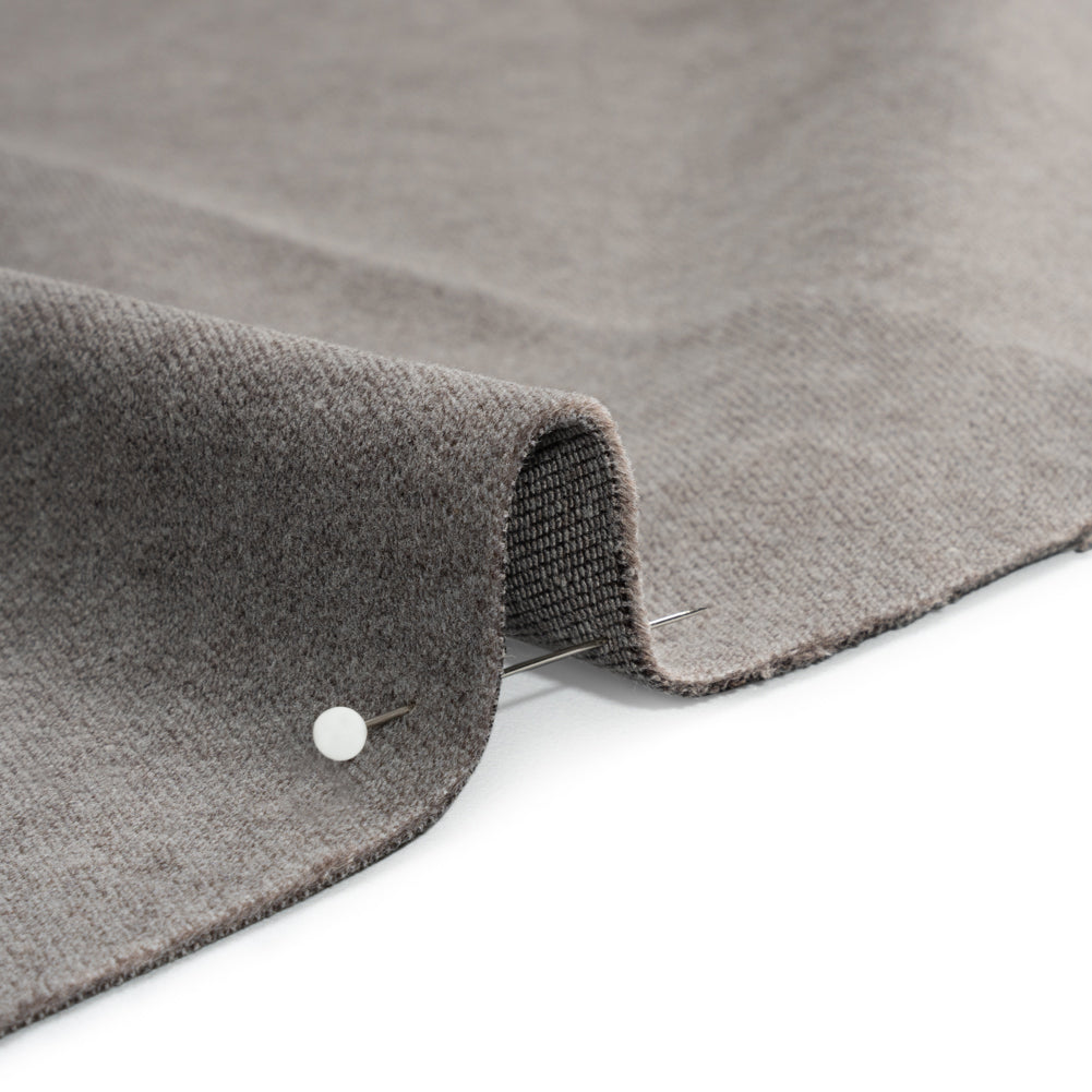 Cotton and Polyester Upholstery Velvet - Steel - Banton Collection Detail