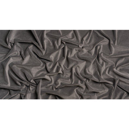 Cotton and Polyester Upholstery Velvet - Steel - Banton Collection Full