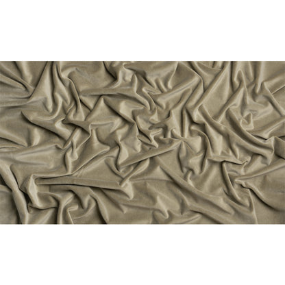 Cotton and Polyester Upholstery Velvet - Taupe - Banton Collection Full