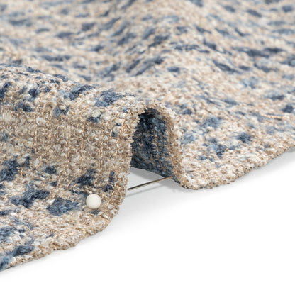Tweedy Upholstery Boucle - Indigo - Torlea Collection Detail