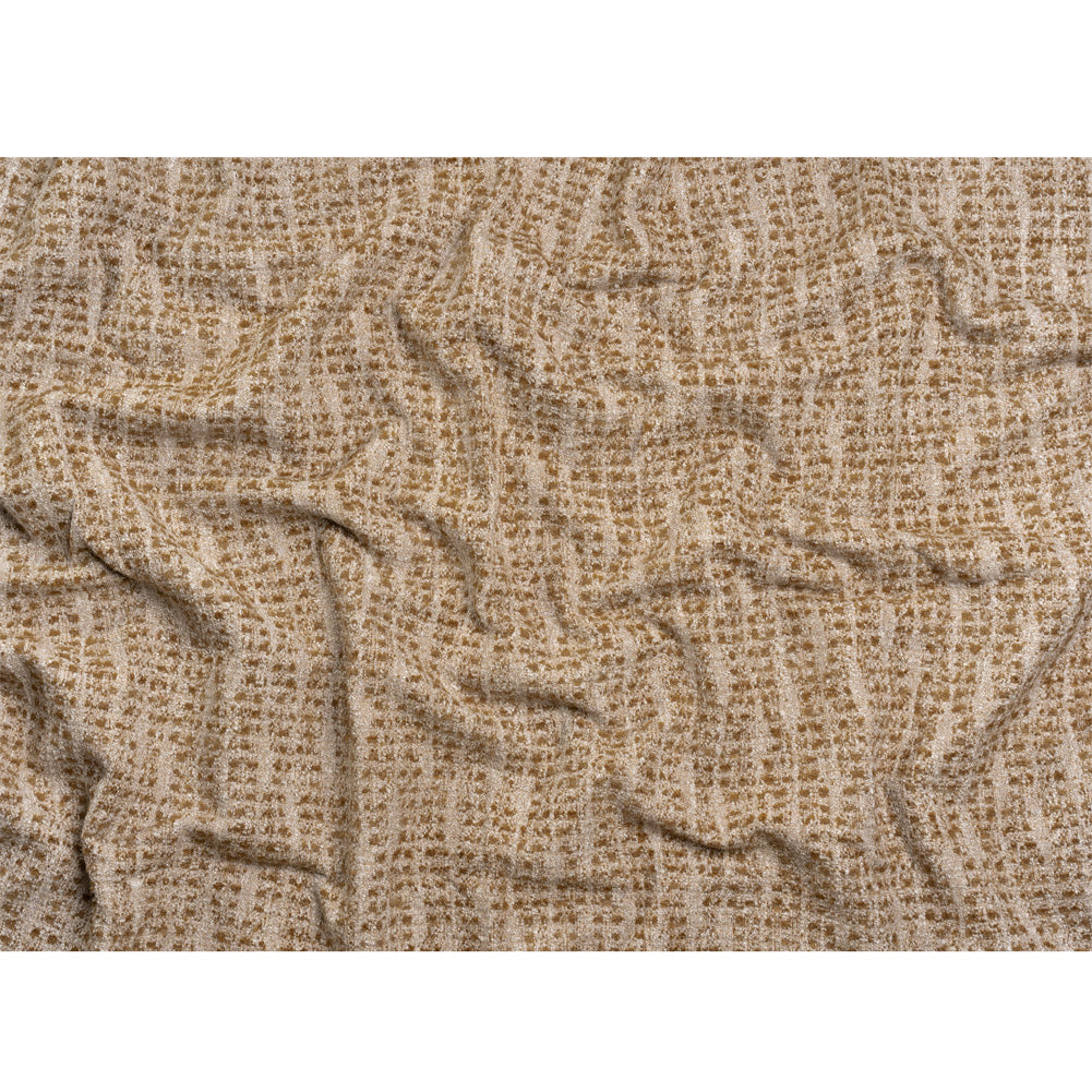 Tweedy Upholstery Boucle - Khaki - Torlea Collection Full