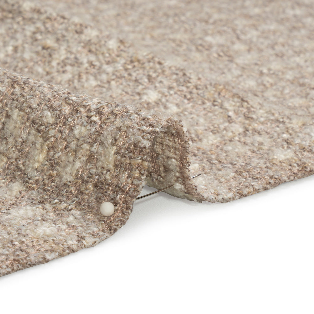 Tweedy Upholstery Boucle - Linen - Torlea Collection Detail