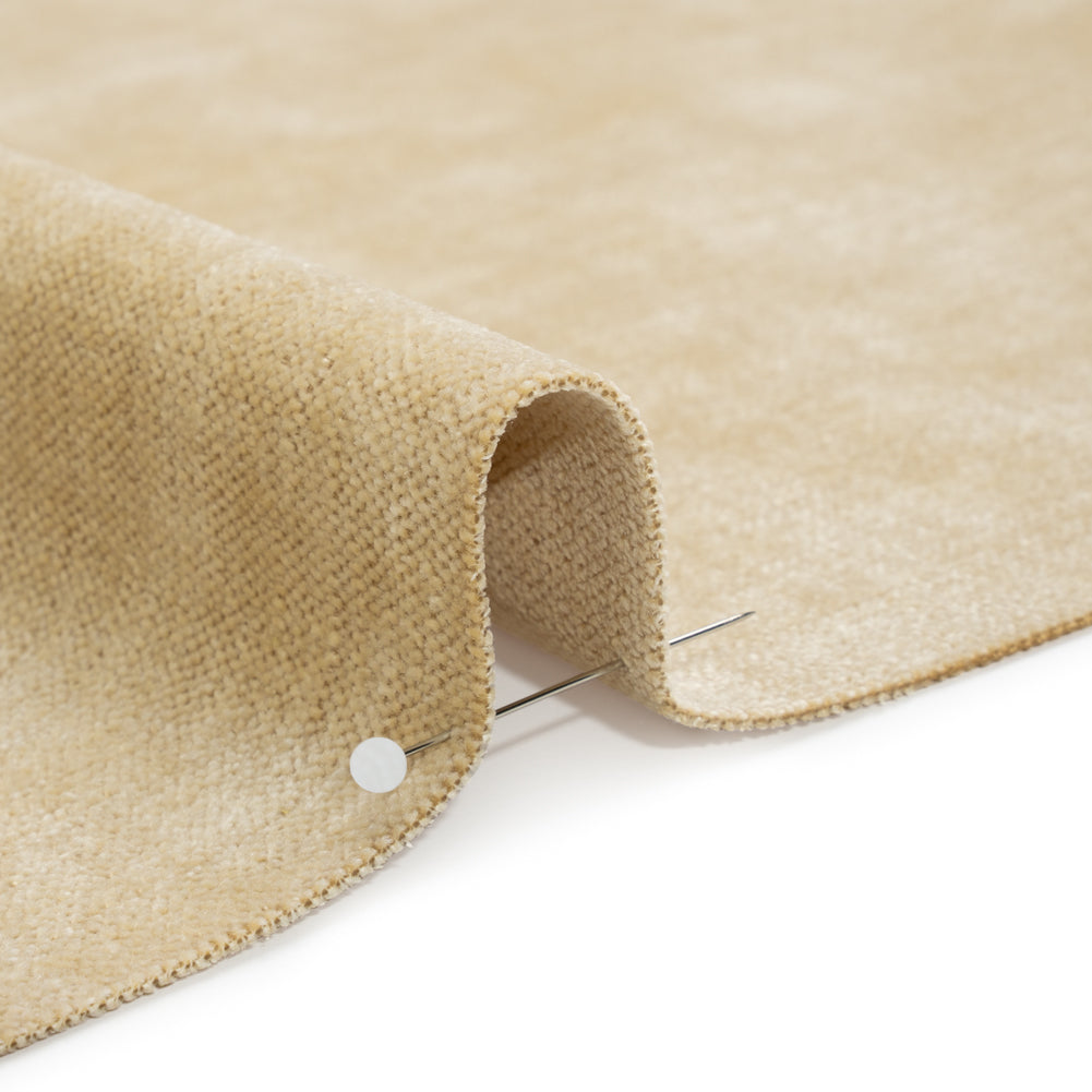 Upholstery Chenille with Latex Backing - Alabaster - Tonnet Collection Detail