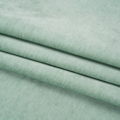 Upholstery Chenille with Latex Backing - Aqua - Tonnet Collection Folded