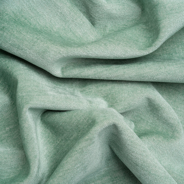 Upholstery Chenille with Latex Backing - Aqua - Tonnet Collection