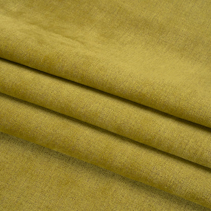 Upholstery Chenille with Latex Backing - Avocado - Tonnet Collection Folded