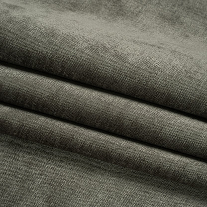 Upholstery Chenille with Latex Backing - Blue Steel - Tonnet Collection Folded