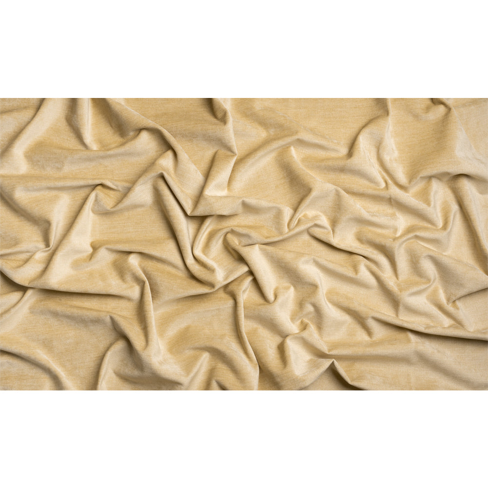 Upholstery Chenille with Latex Backing - Buttercream - Tonnet Collection Full