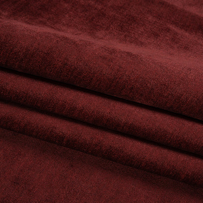 Upholstery Chenille with Latex Backing - Cabernet - Tonnet Collection Folded