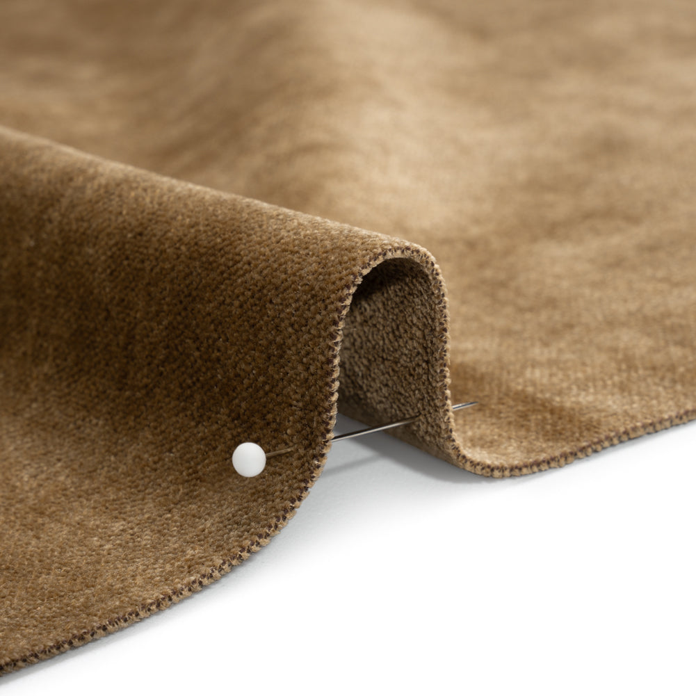 Upholstery Chenille with Latex Backing - Cappuccino - Tonnet Collection Detail