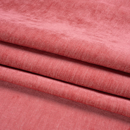 Upholstery Chenille with Latex Backing - Carnation - Tonnet Collection Folded