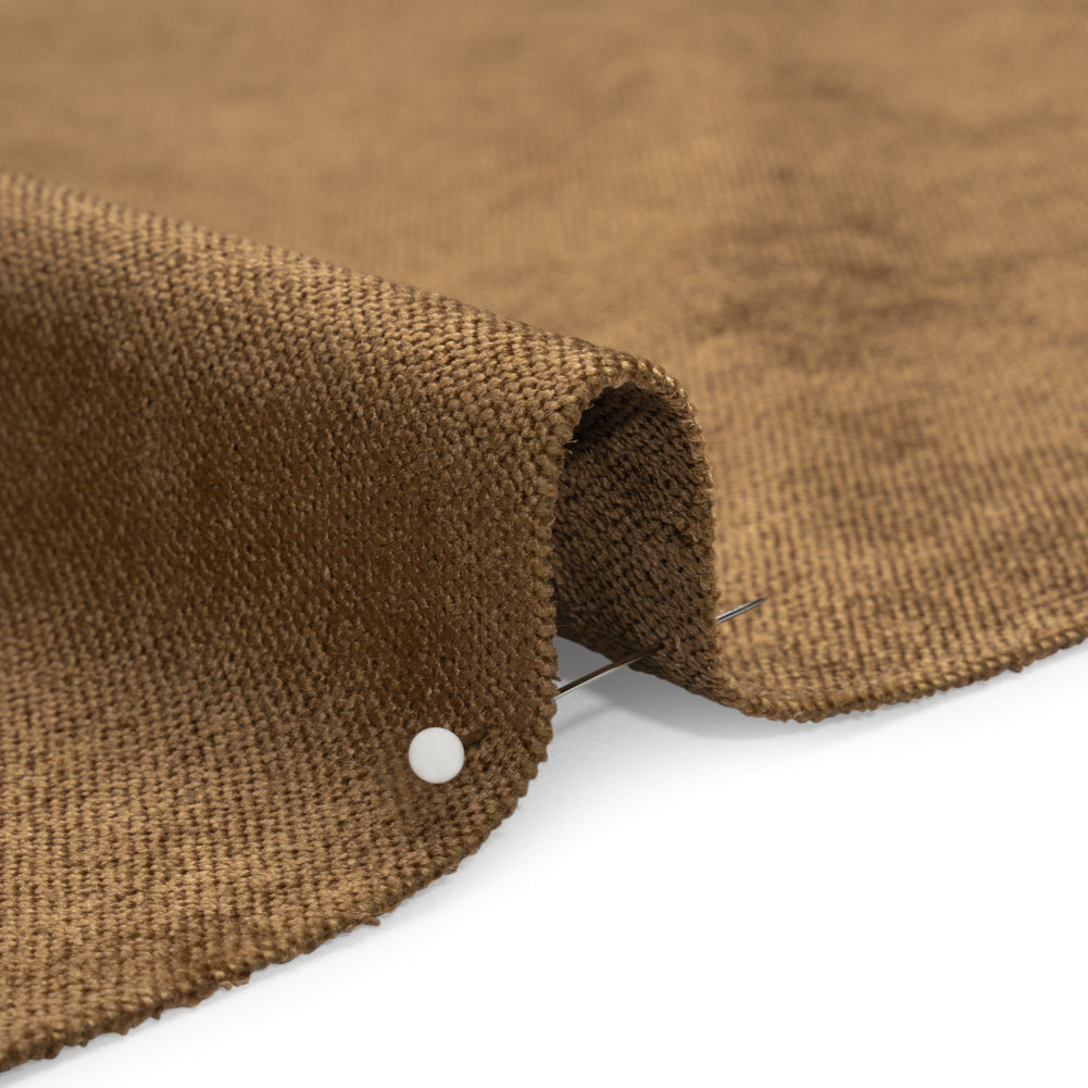 Upholstery Chenille with Latex Backing - Cocoa - Tonnet Collection Detail