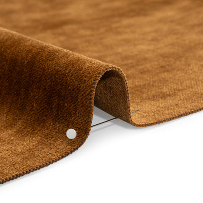 Upholstery Chenille with Latex Backing - Copper - Tonnet Collection Detail