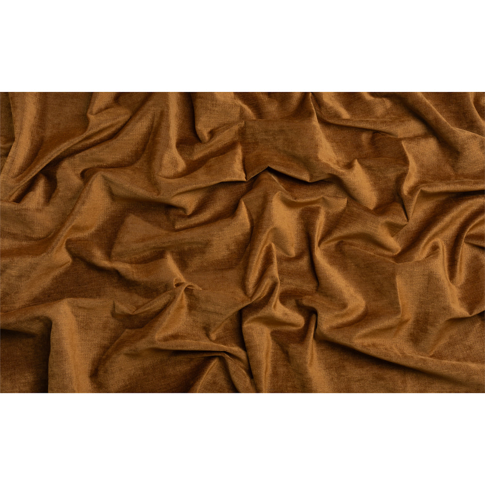 Upholstery Chenille with Latex Backing - Copper - Tonnet Collection Full
