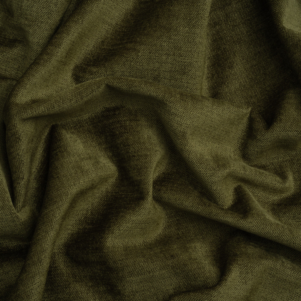 Upholstery Chenille with Latex Backing - Forest - Tonnet Collection