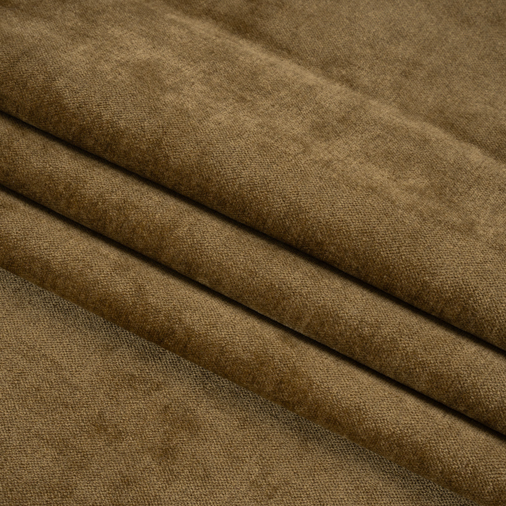 Upholstery Chenille with Latex Backing - Lichen - Tonnet Collection Folded