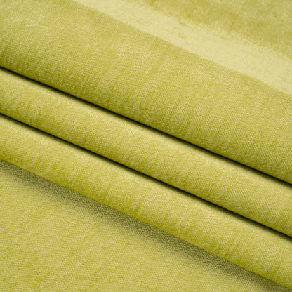 Upholstery Chenille with Latex Backing - Lime - Tonnet Collection Folded