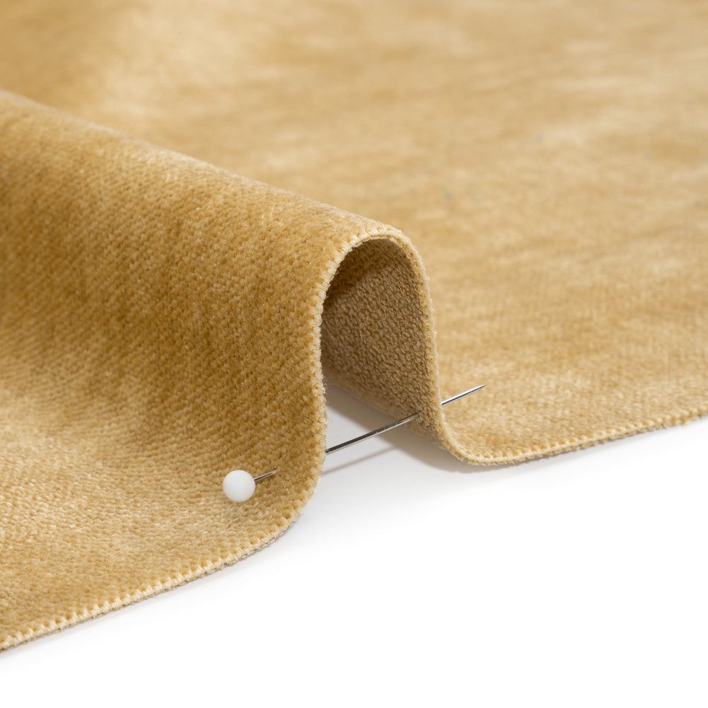 Upholstery Chenille with Latex Backing - Maize - Tonnet Collection Detail