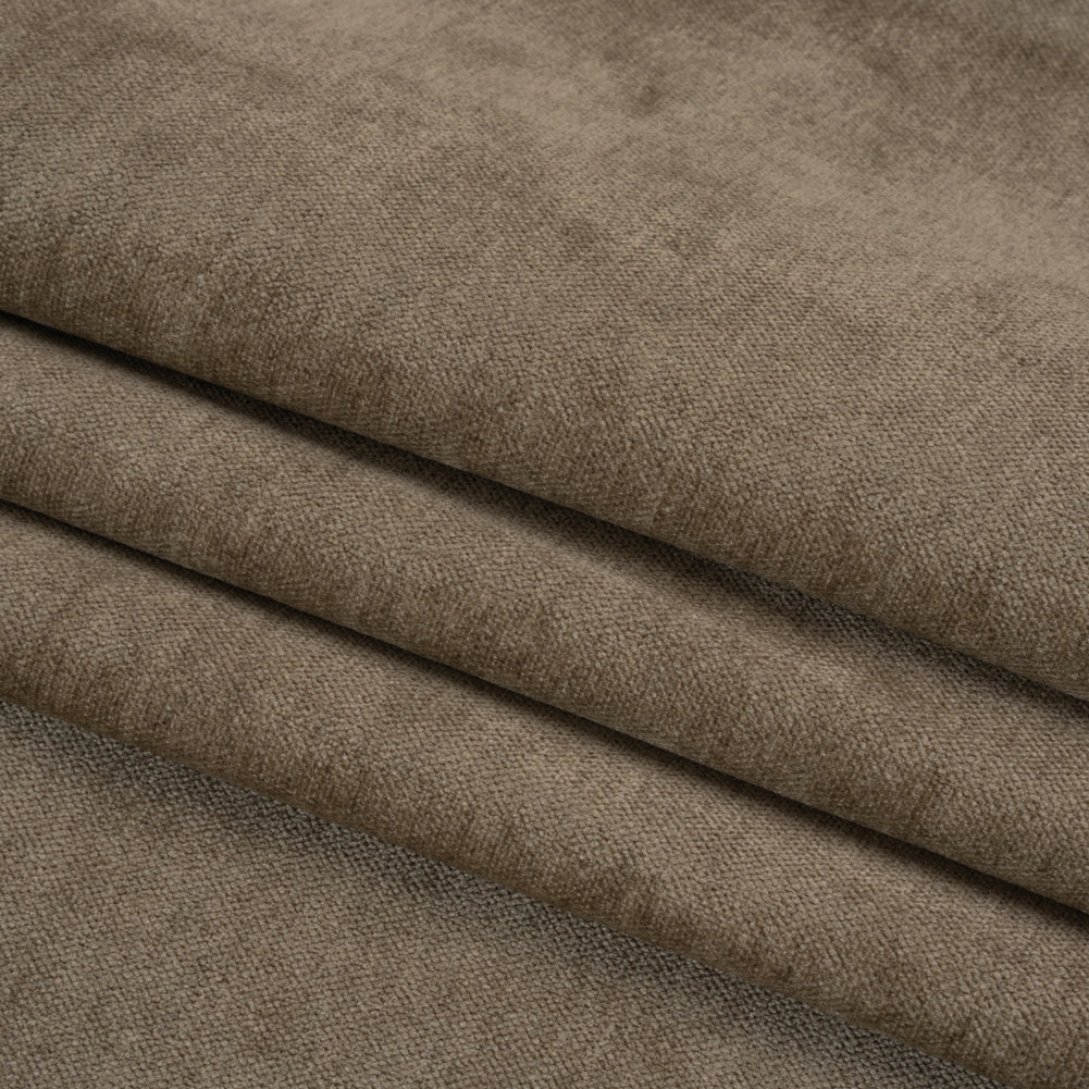 Upholstery Chenille with Latex Backing - Mica - Tonnet Collection Folded