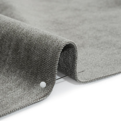 Upholstery Chenille with Latex Backing - Platinum - Tonnet Collection Detail