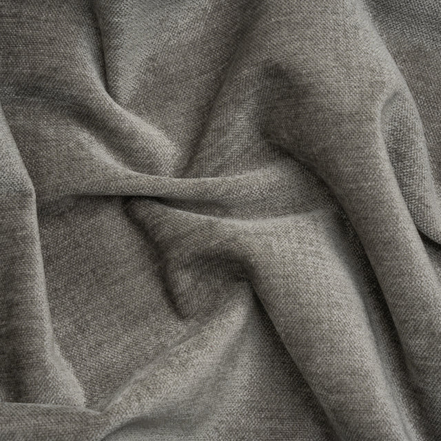 Upholstery Chenille with Latex Backing - Platinum - Tonnet Collection