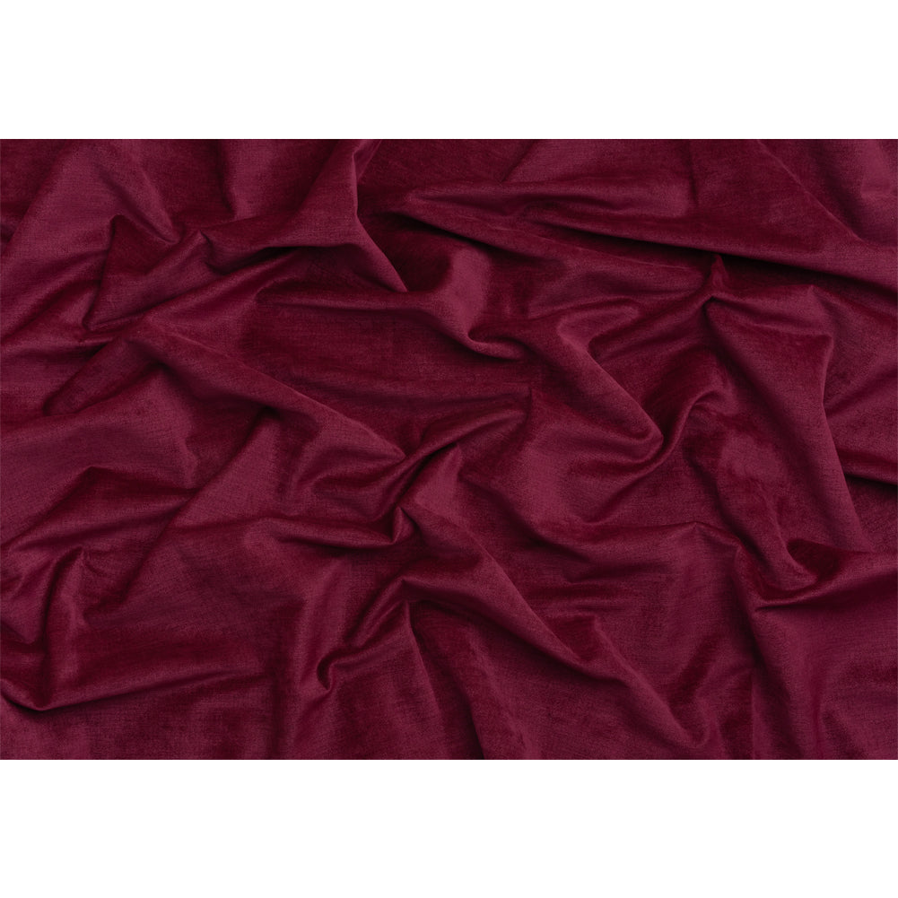Upholstery Chenille with Latex Backing - Raspberry - Tonnet Collection Full