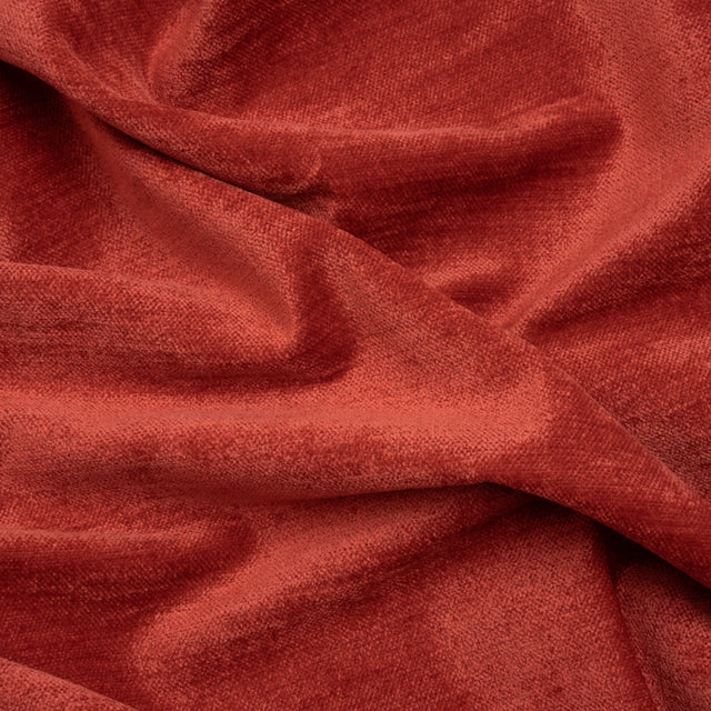 Upholstery Chenille with Latex Backing - Tomato - Tonnet Collection