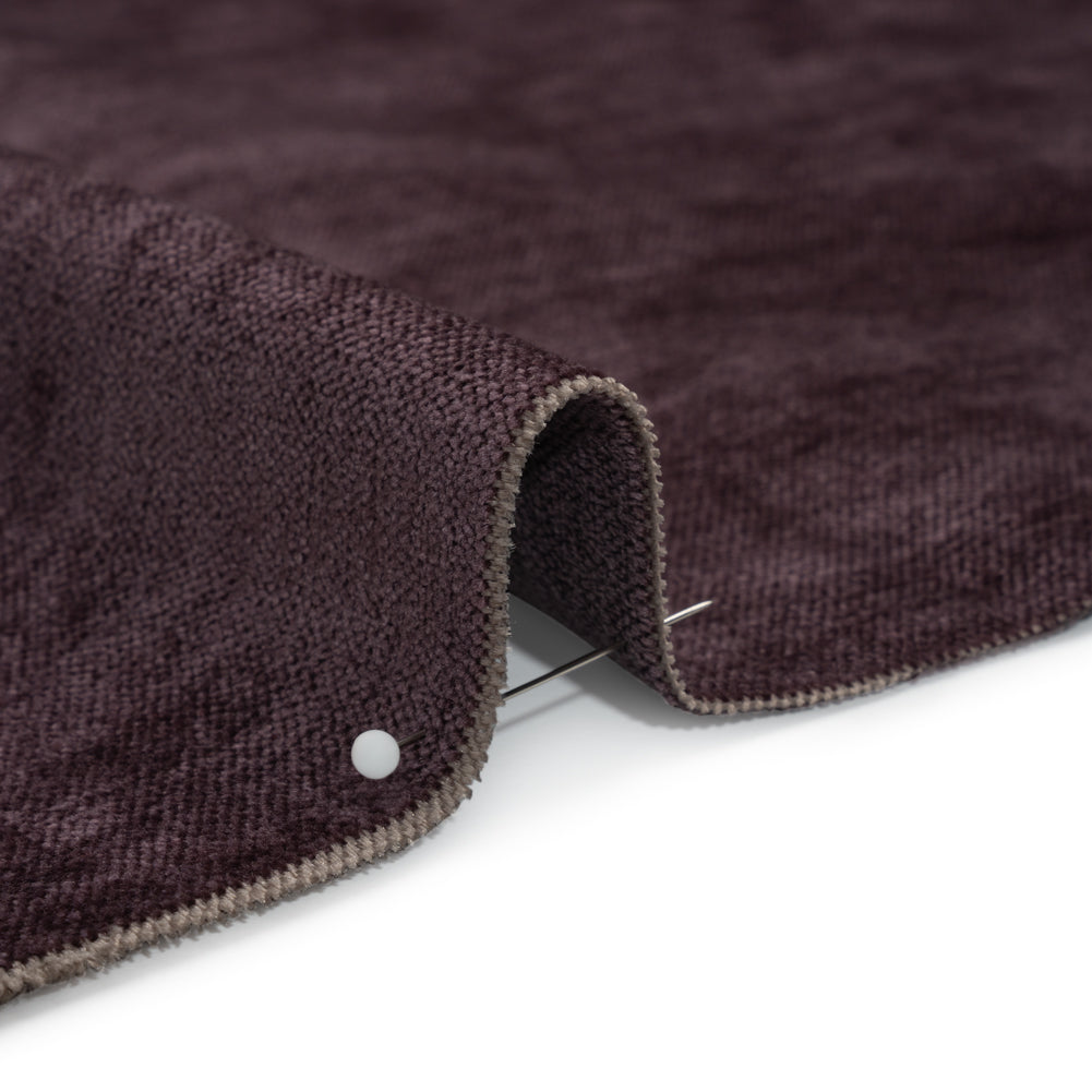 Upholstery Chenille with Latex Backing - Wisteria - Tonnet Collection Detail