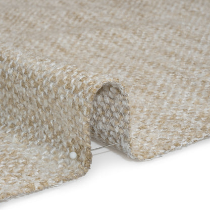 Tweed Upholstery Boucle with Latex Backing - Cream - Algrove Collection Detail