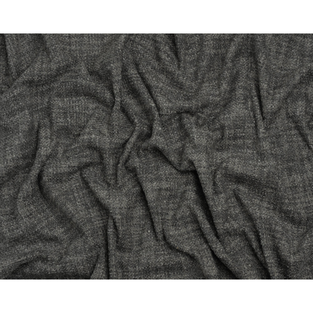 Tweed Upholstery Boucle with Latex Backing - Graphite - Algrove Collection Full