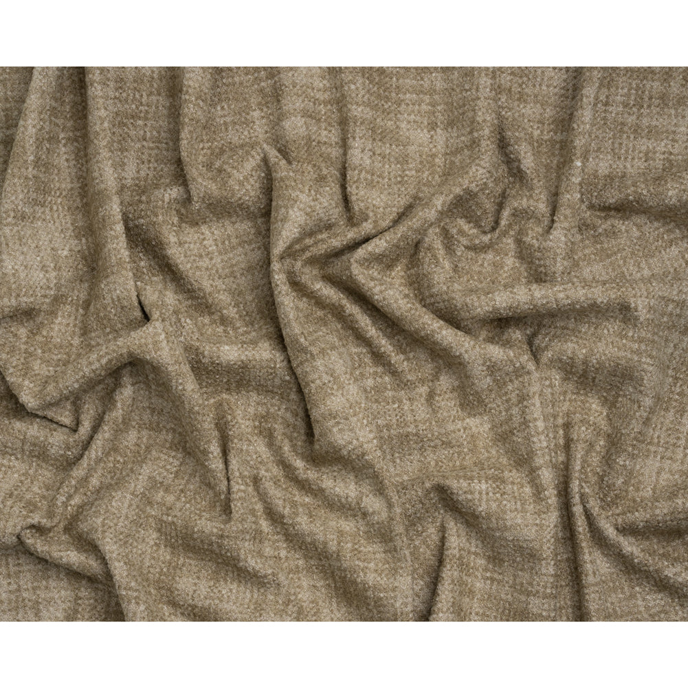 Tweed Upholstery Boucle with Latex Backing - Linen - Algrove Collection Full