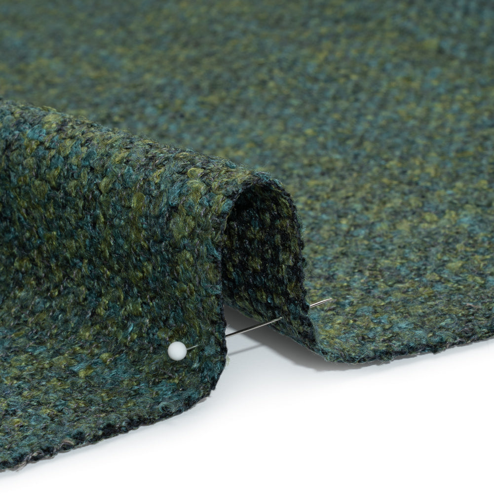 Tweed Upholstery Boucle with Latex Backing - Marsh - Algrove Collection Detail