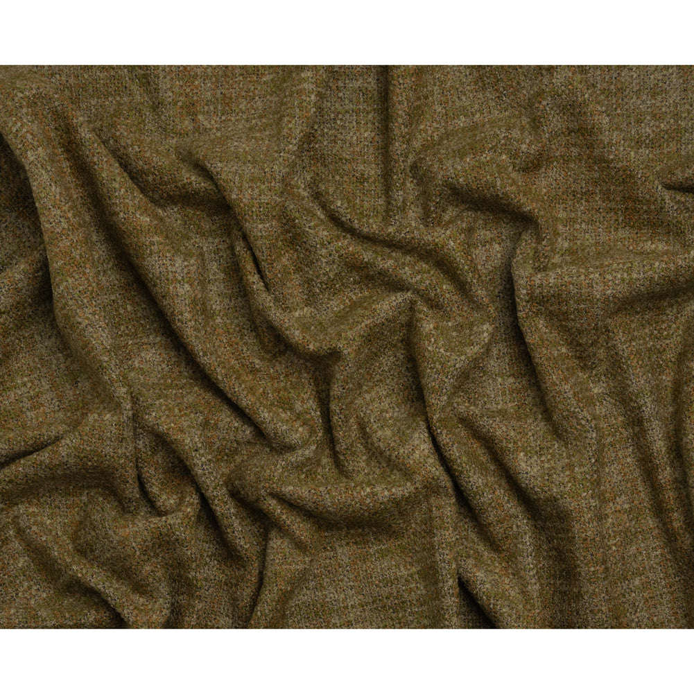 Tweed Upholstery Boucle with Latex Backing - Moss - Algrove Collection Full