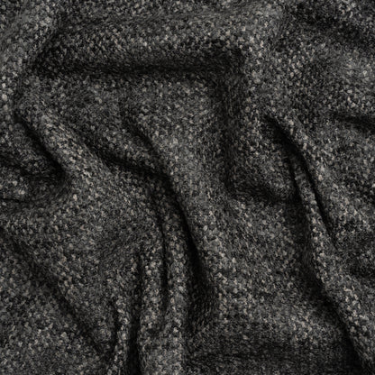 Tweed Upholstery Boucle with Latex Backing - Onyx - Algrove Collection