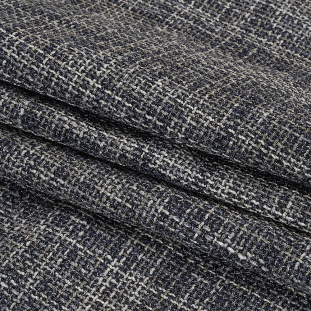 Vernon Denim Upholstery Tweed Folded