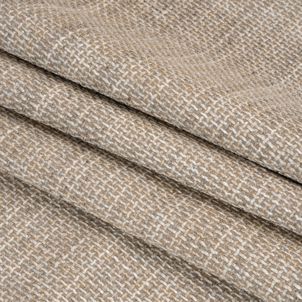Vernon Linen Upholstery Tweed Folded