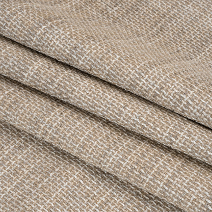 Vernon Linen Upholstery Tweed Folded