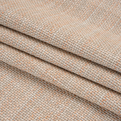 Vernon Melon Upholstery Tweed Folded