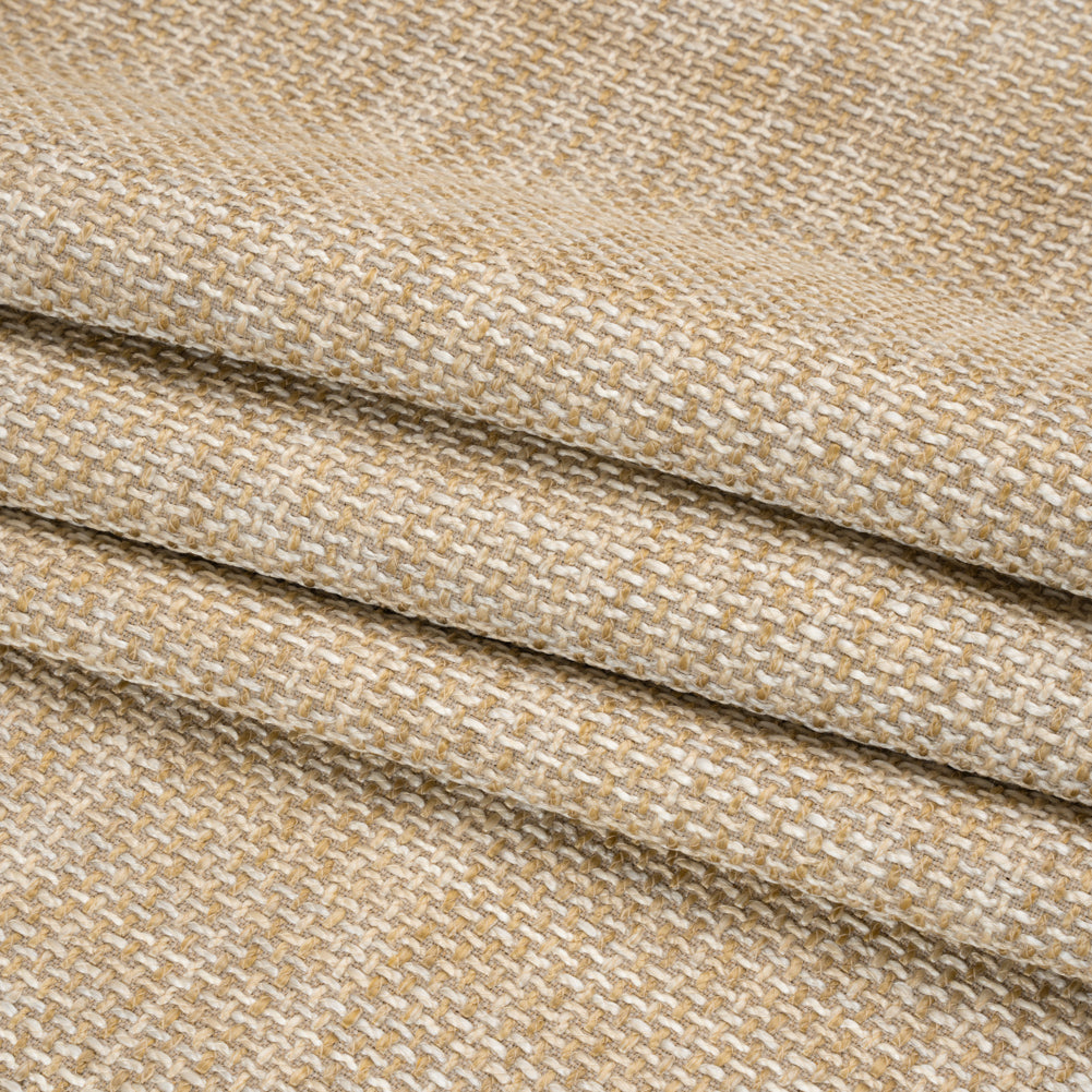 Vernon Wheat Upholstery Tweed Folded