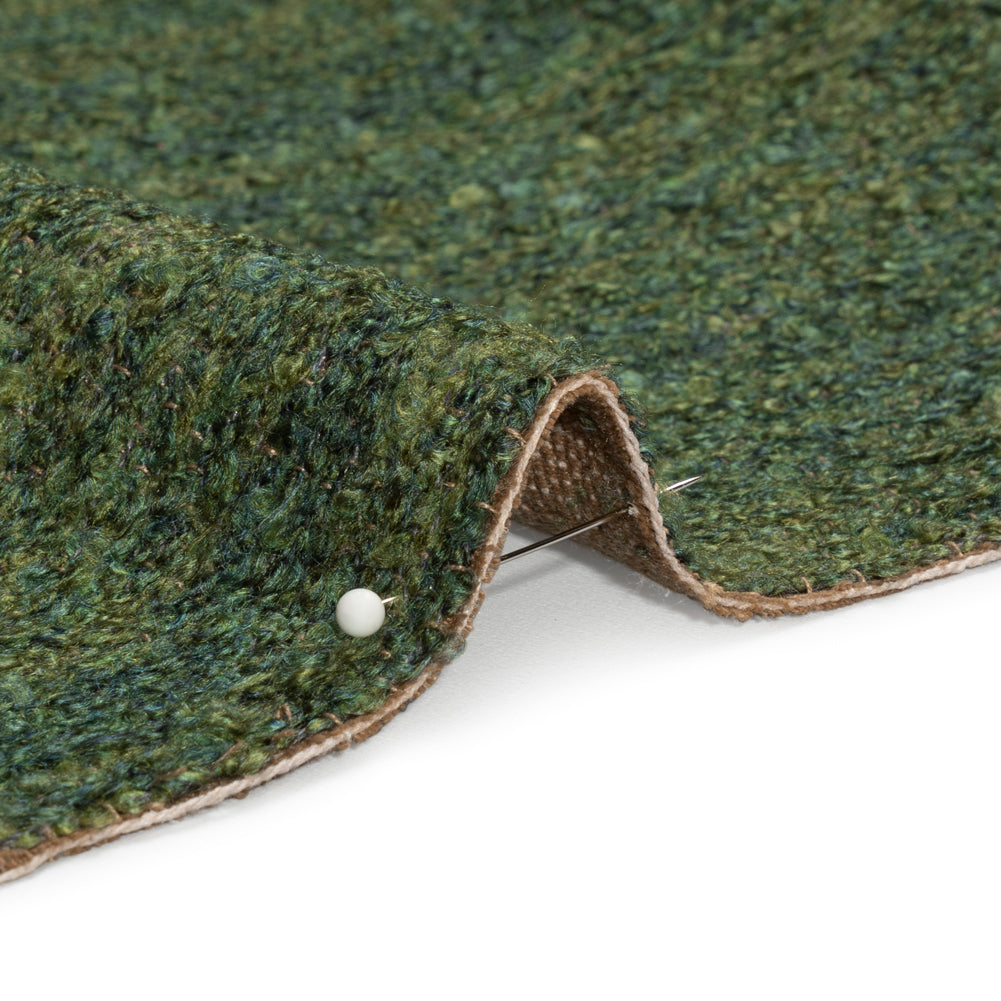 Plush Upholstery Boucle - Marsh Striated - Avenir Collection Detail