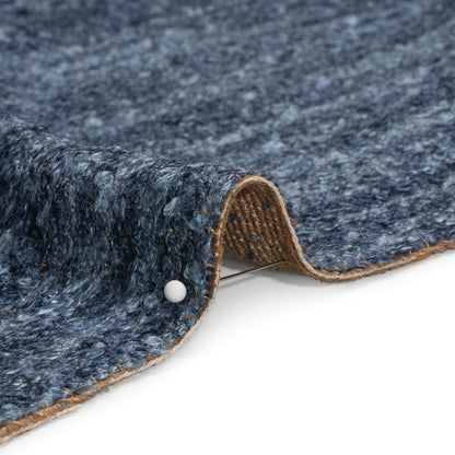 Plush Upholstery Boucle - Navy Striated - Avenir Collection Detail