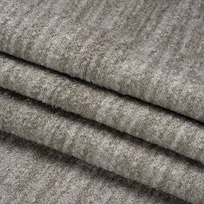 Plush Upholstery Boucle - Pebble Striated - Avenir Collection Folded