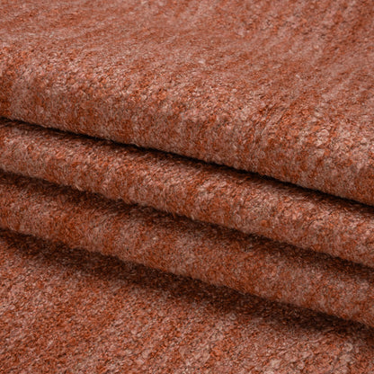 Plush Upholstery Boucle - Redwood Striated - Avenir Collection Folded