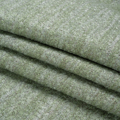 Plush Upholstery Boucle - Seaglass Striated - Avenir Collection Folded