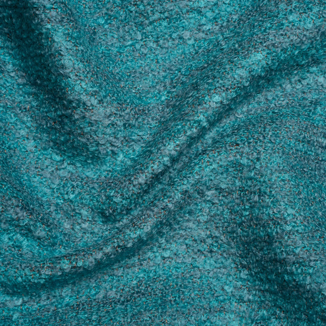 Plush Upholstery Boucle - Sky Striated - Avenir Collection